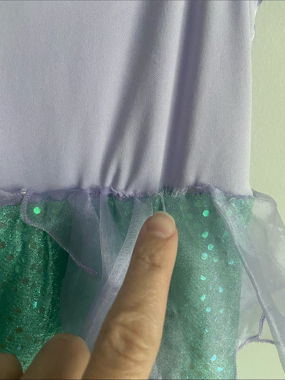 Disney Store Ariel Little Mermaid Princess Costume Dress size 4 girls - Picture 7 of 8
